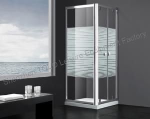 China Steam Room Glass Enclosed Showers with frameless glass shower doors on sale