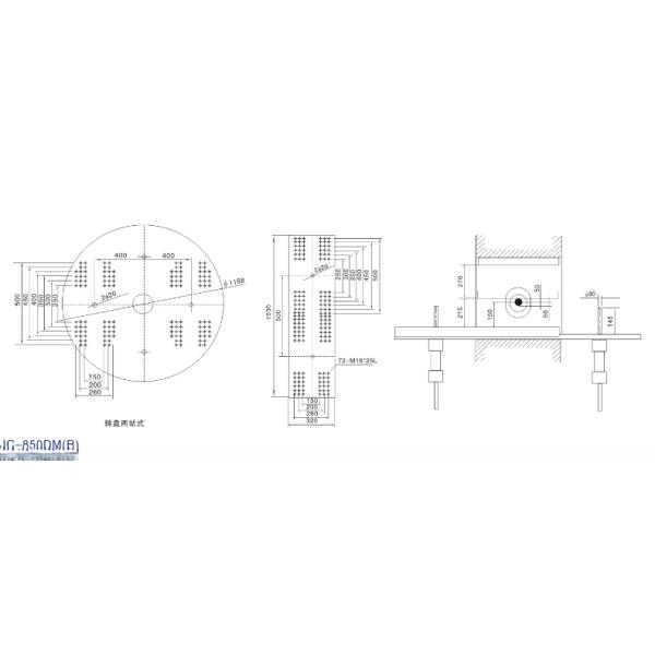Hydraulic Double Slide Injection Molding Machine 85T 267 Cm3 Theoretical Shot Volume
