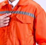 Breathable Flame Retardant Insulated Coveralls Anti - Wrinkle With Reflective