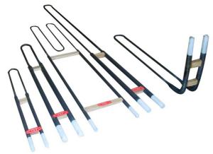 Best High Purity Mosi2 Heating Elements , 1700 °C / 1800 °C Moly Disilicide Heating Elements Rod wholesale