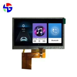 China 4.3 Inch TFT Resistive Touch Screen 480x272 RGB 40 PIN Interface on sale