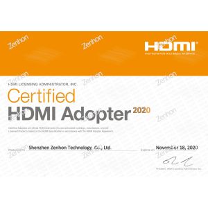 Shenzhen Zenhon Technology CO.,LTD Certifications