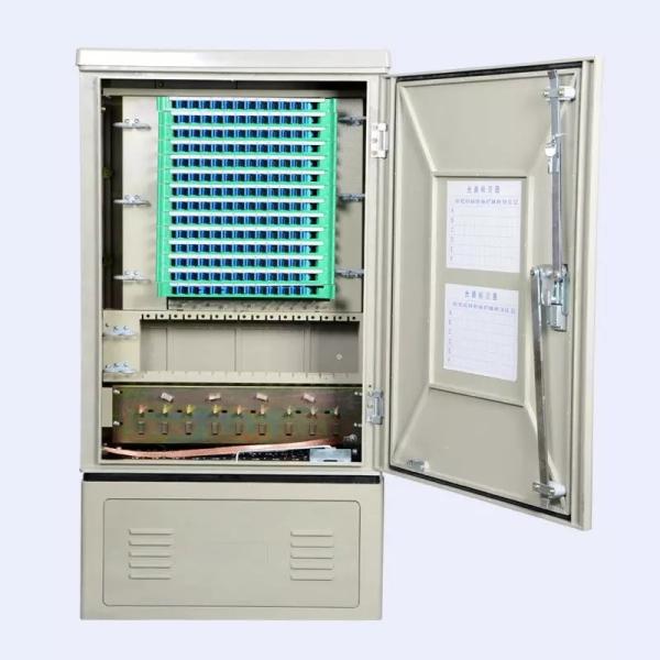 SMC Optic Distribution Box ODC Floor Outdoor Fiber Optic Distribution Cabinet
