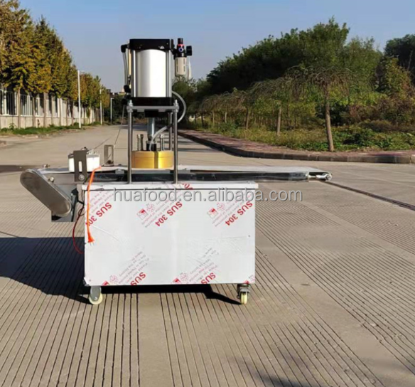 Automatic flat bread moulder machine for pita arabic bread dumpling samosa wrappers making and pizza dough press making machine