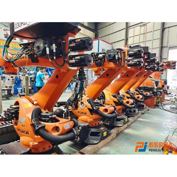 Communication Protocol Enabled Robotic Palletizer for KUKA kr210 C4 handling robot