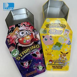 China Tea Gift Tin Cans Metal Cookie And Candy Tins / Christmas Biscuit Tin Box on sale