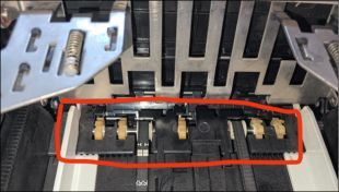 ATM Spare Parts Diebold Nixdorf gear shaft for C4060 Cassettes 1750155418 01750155418