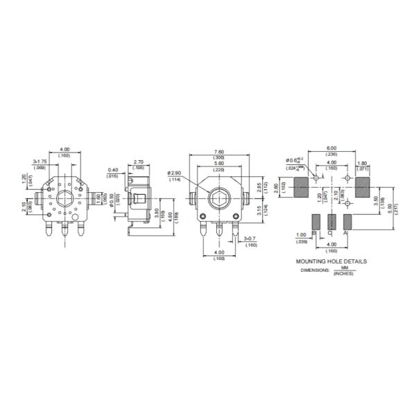 Encoder Switch ,Incremental 360 Degree Encoder For Car Audio ,Coded Rotary Switch , Incremental Encoder