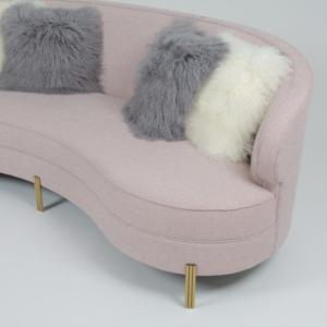 Best Curve Modern Fabric Velvet Living Room 3 Seater Sofa wholesale