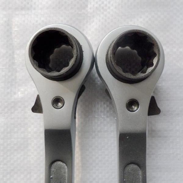 17mm 19mm Dual Sized Scaffold Tools Podger Ratchet Spanner Wrench
