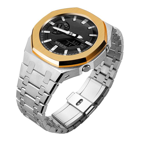 Upgrade Style Gen 4 5 Luxury Stainless Steel Case And Band For Casio Ga2100