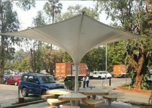 Outside Garden Tulip Umbrella Luxury Customized Retractable Stable Structure