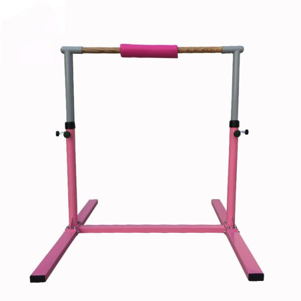 High Density Children Single Bar Gymnastics Training Customized Color Indoor