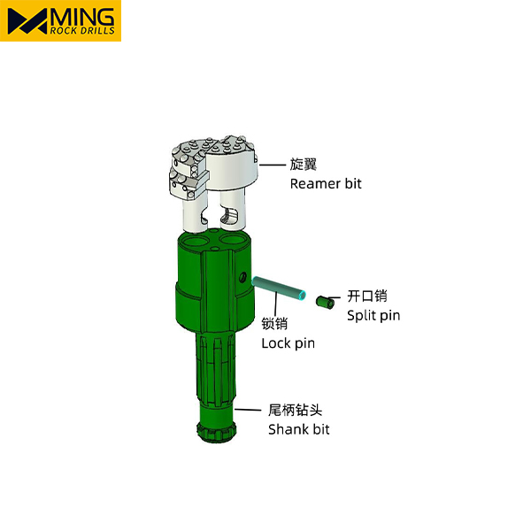 OD 127mm MRE Dual Rotors Overburden Casing Drilling System DHD Shank With Casing Tube