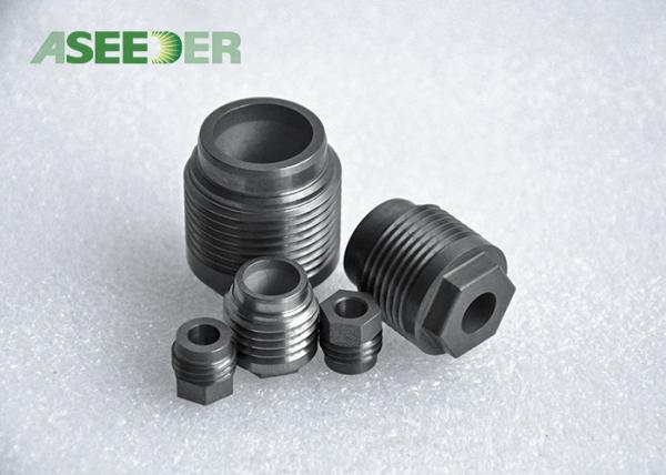 Cheap Black Color Tungsten Carbide Oil Spray Nozzle Hard Wearing High Density for sale