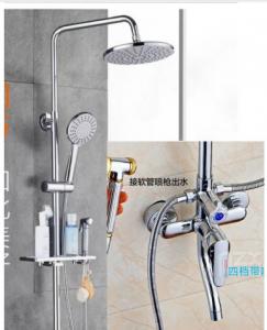 Best Chrome Bathroom Shower Head Set 22mm Rain Mixer Shower Combo Set wholesale
