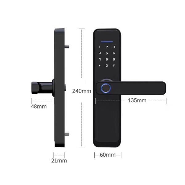 Multifunctional Fingerprint Door Lock Smart Home Password Gate Lock