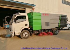 Best Street Road Sweeper Truck , Vacuum Sweeper Truck For Parking Lot / Airport Road wholesale