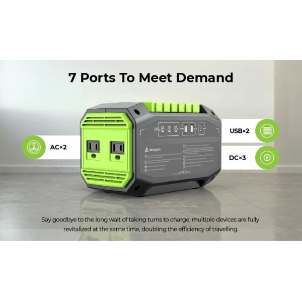 Lightweight Durable 200W Portable Power Station Portable Energy Solution Suitable for Remote Work and Outdoor Activities