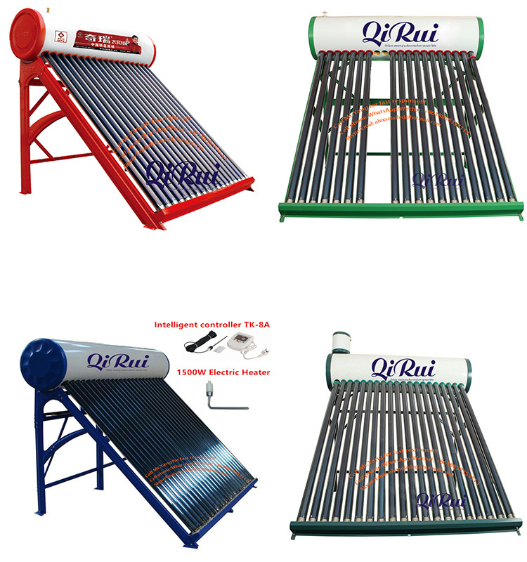 Colourful Integrated Non-Pressure Solar Water Heater with CE