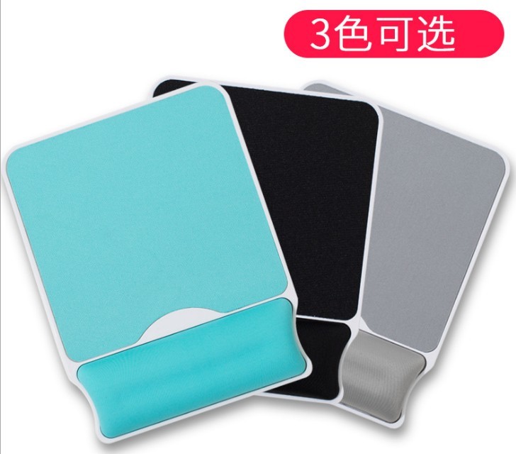 Lycra Cloth Memory Foam Mouse Pad Private Logo With PU Base