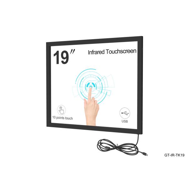 19 Inch Laptop Display Frame 10 Touch Points Touch Overlay For Payment Kiosk
