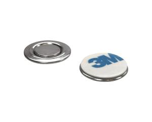 Kellin Neodymium Magnets Magnetics Name Badges Small Round Magnetic Fastener ID Badge Holder with Adhesive