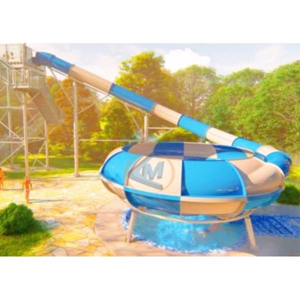 High Durability Water Amusement Park Equipment Tornado Water Slide For Adults Teenagers