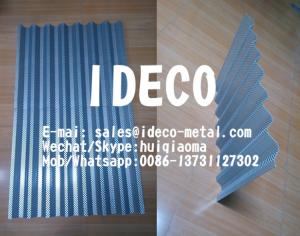 Best Punched Hole Screen, Perforated Corrugated Metal Panels for Roofing/Siding/Sunscreen/Fences/Acoustical Wall wholesale