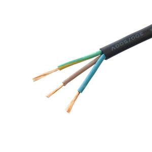 Best LOW VOLTAGE KC/ VDE Certificated H05rr f 3x0. 75 mm Sq Flexible Rubber Wire Welding Cable Fire-resistant Safety Power Cord wholesale