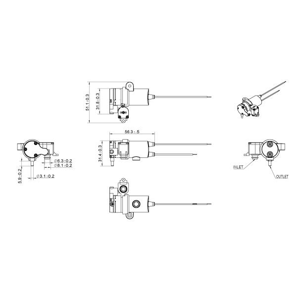 micro vacuum suction pump
