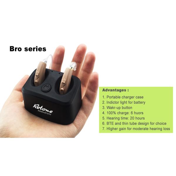 Power Bank Bluetooth Hearing Aids Self-Fitting Deaf Amplifier