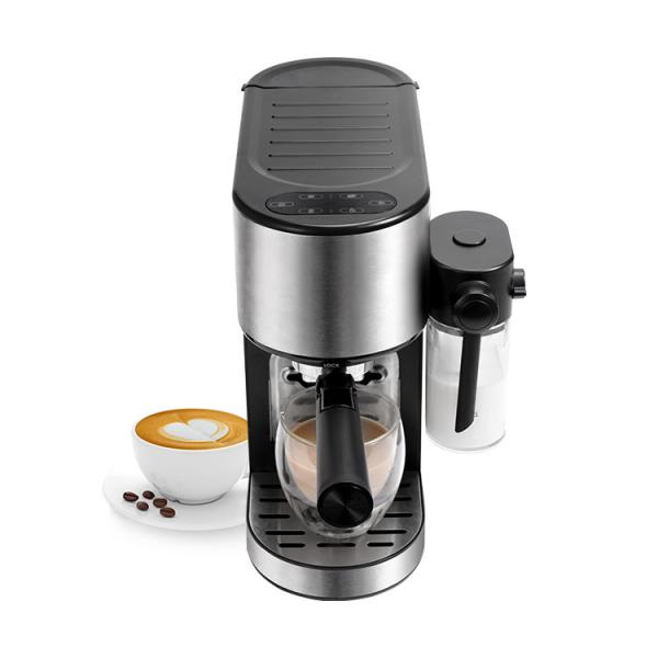 Cheap Professional Espresso Multifunction Coffee Machine ABS Stainless Steel With Milk Frother for sale
