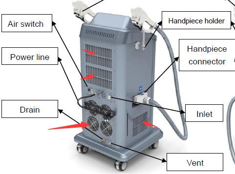 Cheap SR HR Acne Removal IPL Hair Removal Machine Multi Languages 400ms for sale