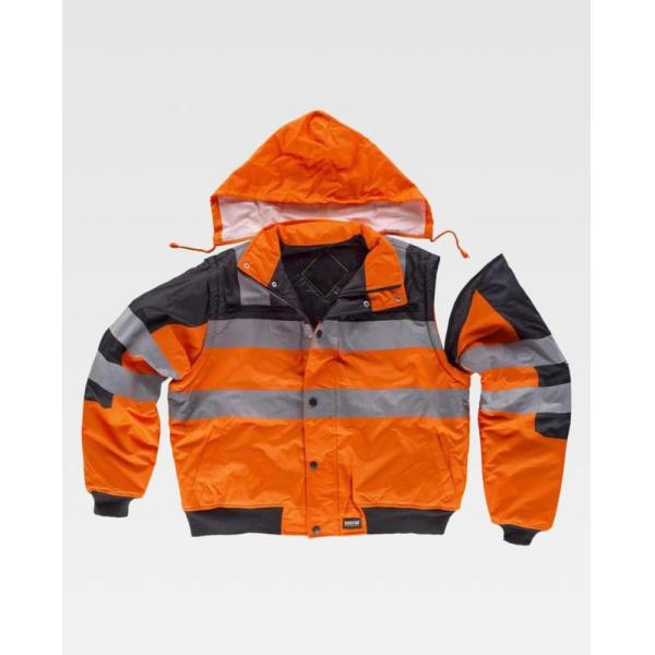 High Visibility Safety Work Clothes with Big side patch pockets Anti Shrink