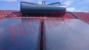 Best 100L 250L Solar Panel Hot Water Heater , Solar Assisted Water Heater Blue Titanium wholesale
