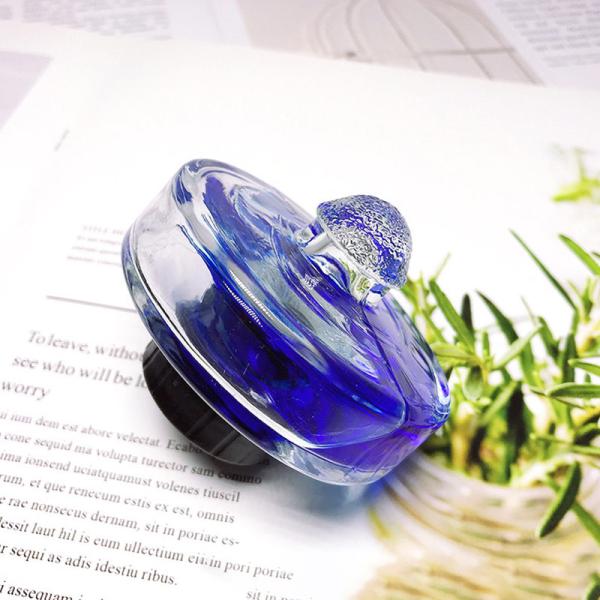Office Round Clear Blank 30ml Glass Ink Bottle With Cap