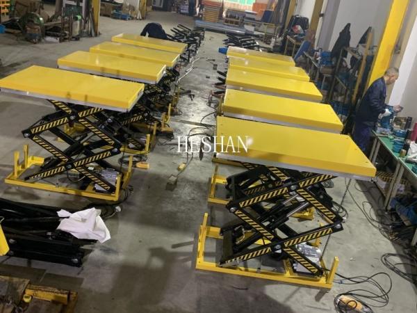 Cheap AC Power Hydraulic Table Lifter Scissor Type Lifting Tables Equipment for sale