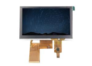 China White Words Tft LCD Capacitive Touchscreen Module Over Blue Background 4.3inch 480*272 on sale