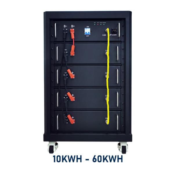 Cheap Stackable LiFePO4 High Voltage Lithium Battery Fit 3 Phase Inverter for sale