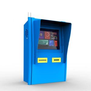 China 17 Inch Wall Mounted Kiosk 80mm Thermal Printer 1280x1024 on sale