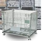 Silver Heavy Duty 800kg Mesh Storage Baskets Stackable Wire