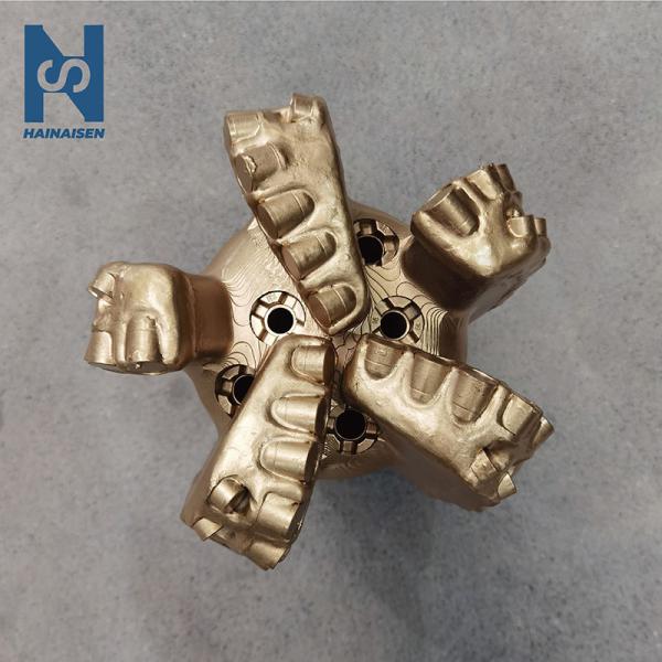 6 Inch Coal Mining Drill Bit 5 Blades 6 Nozzle Diamond PDC