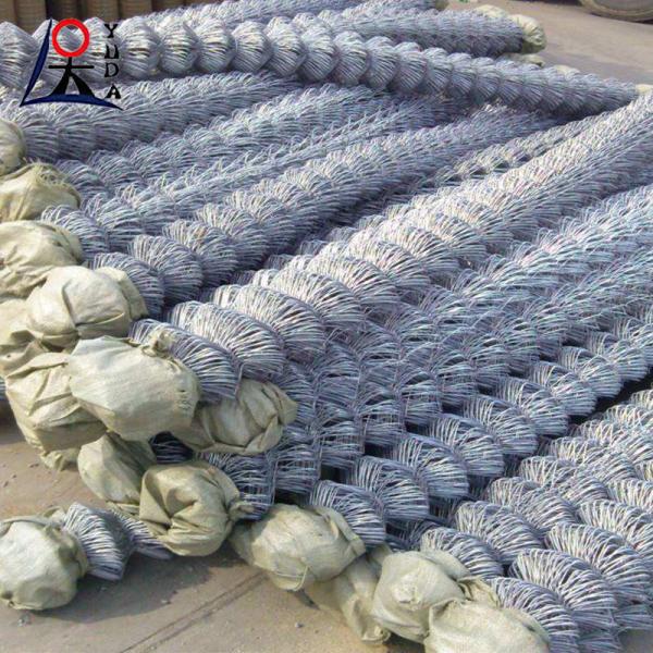 Diamond Temporary Chain Link Fence Gate Pvc Coated Privacy Cyclone Iron Wire Mesh
