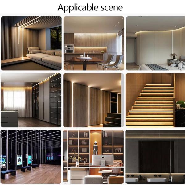 320 Leds 5mm Width 8w/M 90Ra COB LED Strip 12V 5m