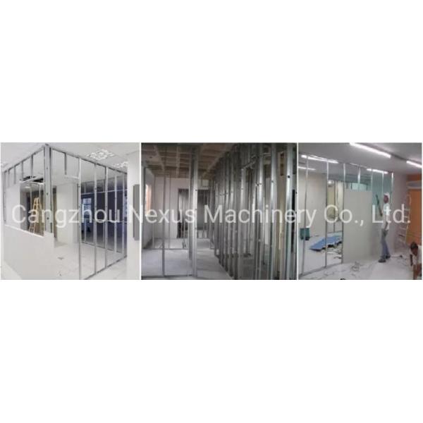 Galvanized Drywall Used Omega Profile Light Gauge Steel Framing Cold Roll Forming Machine