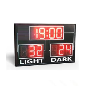 Best Simple Use Standard Electronic Led Basketball Scoreboard In Red Colour wholesale