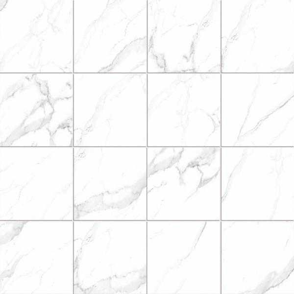 White 250x250mm Ceramic Rustic Tile for Floor and Wall