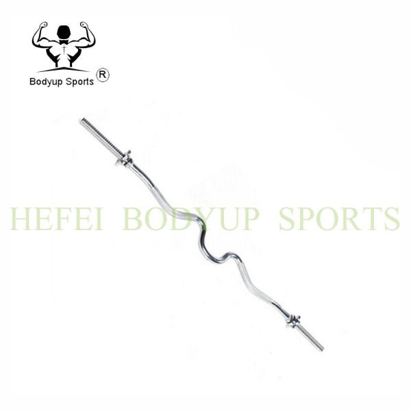 Standard Super EZ Curl Weight Lifting Bar 47" Size Solid Steel Material