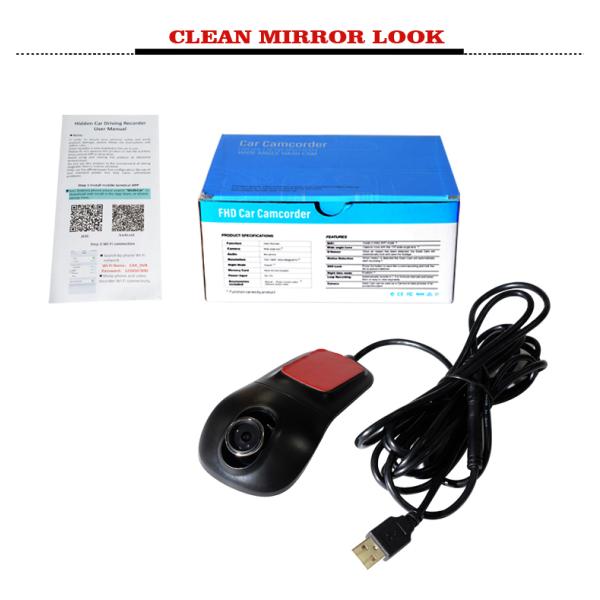 Wi-Fi Dash Car DVR Recorder Camera Full DH CMOS Sensor Dashboard Dash Display